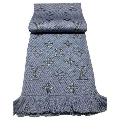 louis vuitton schal blau|Louis Vuitton scarves and shawls.